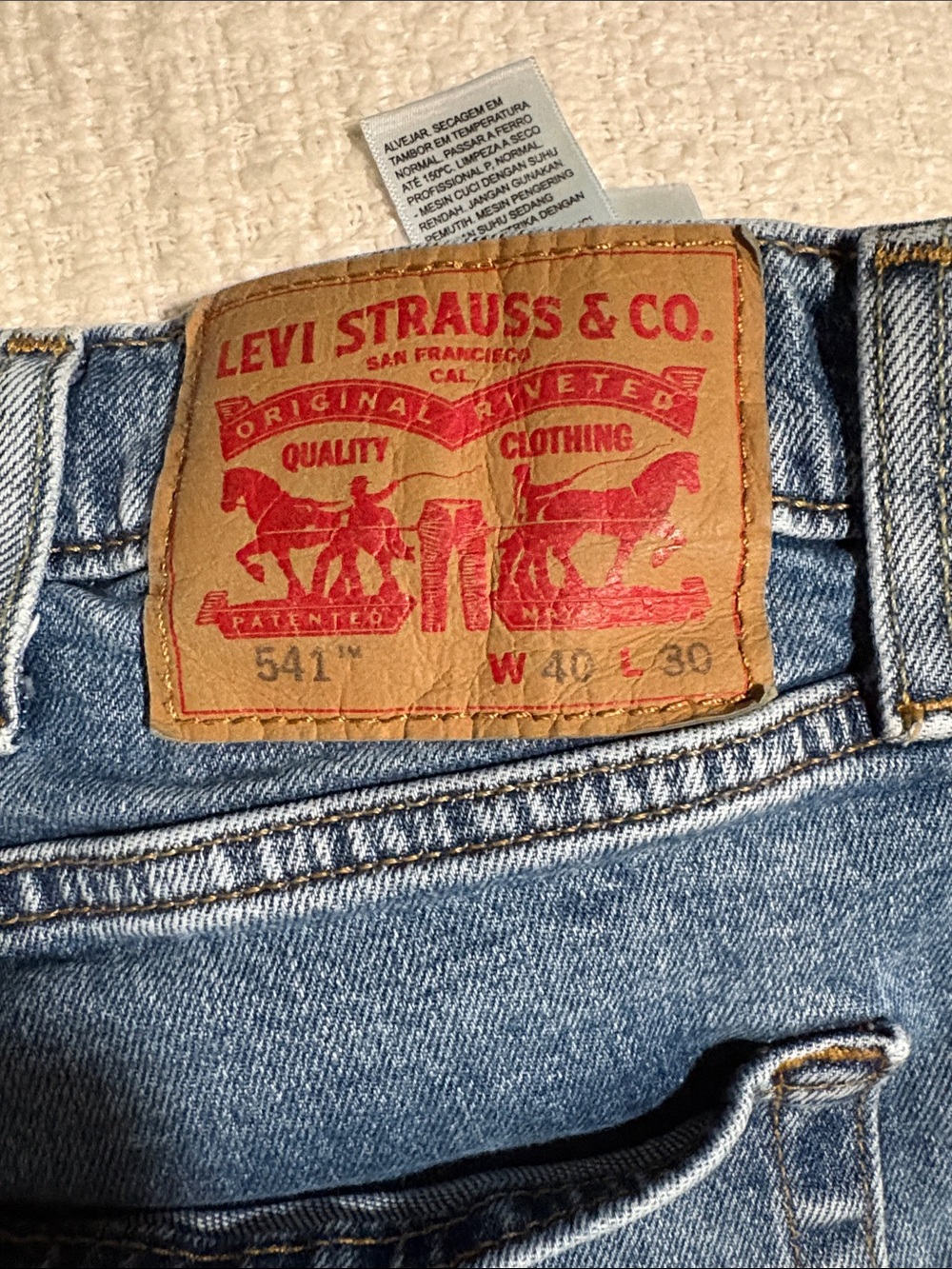 Levi's 541 Relaxed Fit Light Blue Men's Jeans